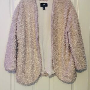 H&M Soft Textured White Cardigan